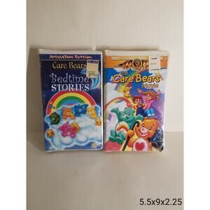 Vtg Care Bears VHS Movies 1984/2003 The Care Bears Movie/Bedtime Stories NEW